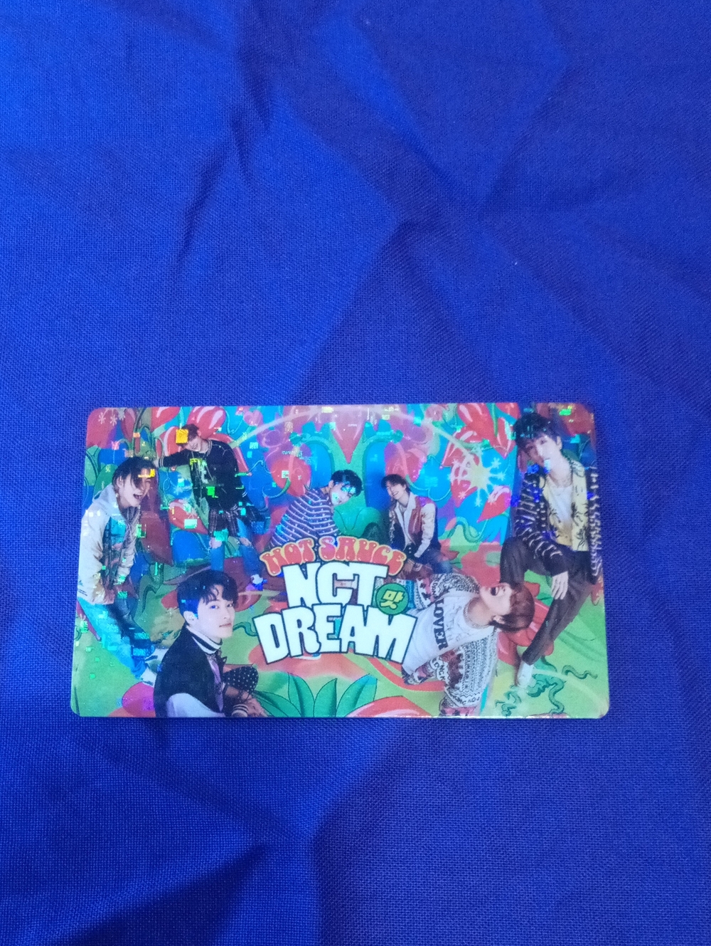 NCT DREAM '맛 HOT SAUCE' 7DREAM HOLOGRAPHIC KPOP PHOTOCARD